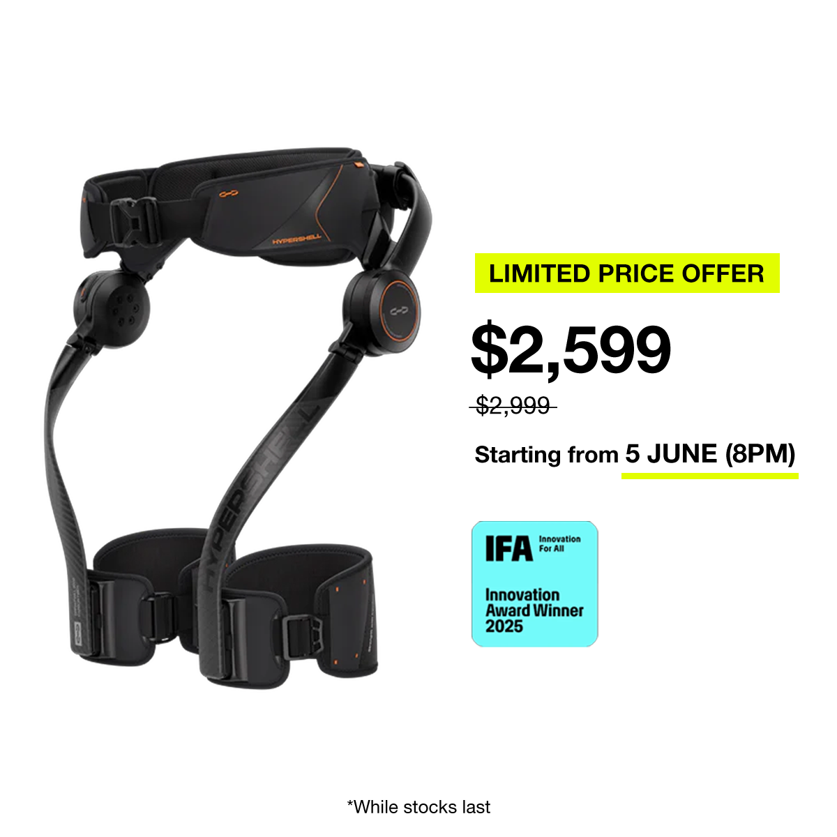 Hypershell X Series Next-Gen Exoskeleton
